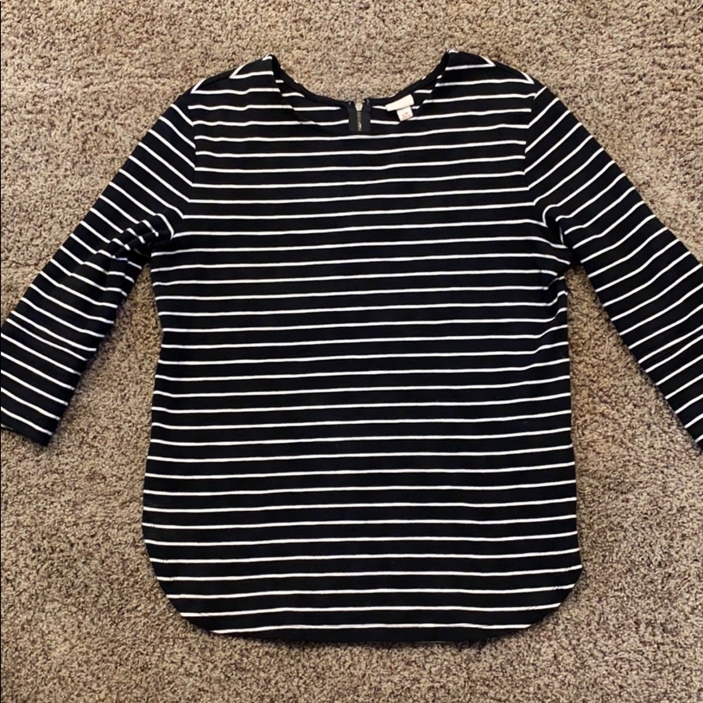 Merona 3/4 Sleeve Top L
